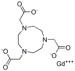 gadolinium 1,4,7-triazacyclononane-N,N',N''-triacetic acid Struktur