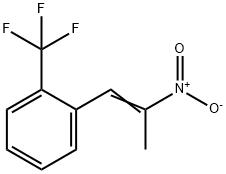 BETA-METHYL-BETA-NITRO-2'-(TRIFLUOROMETHYL)STYRENE Struktur