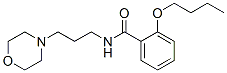 o-Butoxy-N-(3-morpholinopropyl)benzamide Struktur