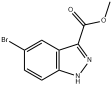 METHYL 5-BROMO-1H-INDAZOLE-3-CARBOXYLATE Structure