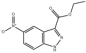 ETHYL 5-NITRO-1H-INDAZOLE-3-CARBOXYLATE Struktur