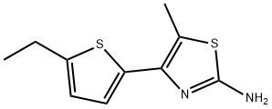 2-Thiazolamine,4-(5-ethyl-2-thienyl)-5-methyl-(9CI) Struktur