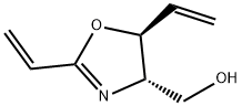 4-Oxazolemethanol, 2,5-diethenyl-4,5-dihydro-, (4S,5S)- (9CI) Struktur