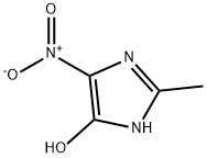 1H-Imidazol-4-ol,  2-methyl-5-nitro-  (9CI) Struktur