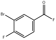 3-BROMO-4-FLUORO-BENZOYL FLUORIDE Struktur