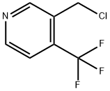 3-(chloromethyl)-4-(trifluoromethyl)pyridine Struktur