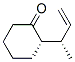 Cyclohexanone, 2-[(1S)-1-methyl-2-propenyl]-, (2S)- (9CI) Struktur