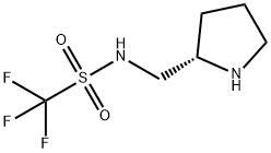 N-[(2S)-2-Pyrrolidinylmethyl]-trifluoromethanesulfonamide Struktur