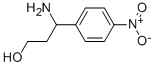 BENZENEPROPANOL, GAMMA-AMINO-4-NITRO- Struktur