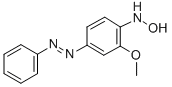 N-hydroxy-2-methoxy-4-(phenylazo)-benzenamine Struktur