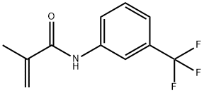 3'-TRIFLUOROMETHYLMETHACRYLANILIDE Struktur