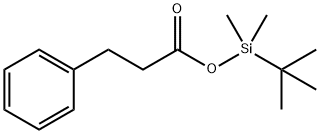 tert-Butyl(dimethyl)silyl 3-phenylpropanoate Struktur