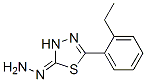 1,3,4-Thiadiazol-2(3H)-one,5-(2-ethylphenyl)-,hydrazone(9CI) Struktur