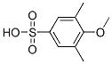 Benzenesulfonic acid, 4-methoxy-3,5-dimethyl- (9CI) Struktur