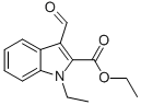 1H-INDOLE-2-CARBOXYLIC ACID,1-ETHYL-3-FORMYL-,ETHYL ESTER Struktur