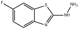 6-FLUORO-2(3H)-BENZOTHIAZOLONE YDRAZONE Struktur