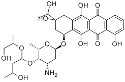 rubeomycin B Struktur