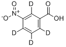 3-NITROBENZOIC-D4 ACID Struktur