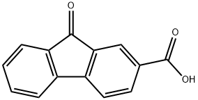 9-Fluorenone-2-carboxylic acid Struktur