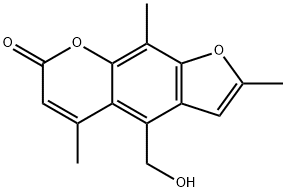 TRIOXSALEN, 4'-HYDROXYMETHYL- Struktur