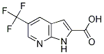 5-(Trifluoromethyl)-1H-pyrrolo[2,3-b]pyridine-2-carboxylic acid Struktur