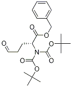 Benzyl N,N-bis(tert-butoxycarbonyl)-5-oxo-D-norvalinate Struktur