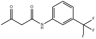 3-OXO-N-(3-(TRIFLUOROMETHYL)PHENYL)BUTANAMIDE Structure