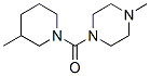 Piperazine, 1-methyl-4-[(3-methyl-1-piperidinyl)carbonyl]- (9CI) Struktur