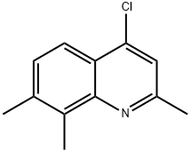 4-CHLORO-2,7,8-TRIMETHYLQUINOLINE Struktur