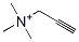 (2-Propynyl)trimethylaminium Struktur