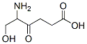 4-keto-5-amino-6-hydroxyhexanoic acid Struktur