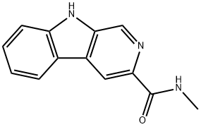 N-METHYL-BETA-CARBOLINE-3-CARBOXAMIDE Struktur