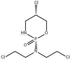 2H-1,3,2-Oxazaphosphorine, tetrahydro-2-(bis(2-chloroethyl)amino)-5-ch loro-, 2-oxide, (Z)- Struktur