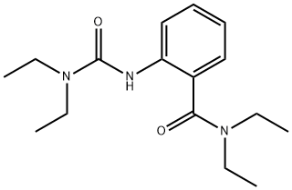 2-{[(diethylamino)carbonyl]amino}-N,N-diethylbenzamide Struktur