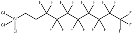 1H,1H,2H,2H-十七氟癸烷基三氯硅烷, 78560-44-8, 結(jié)構(gòu)式