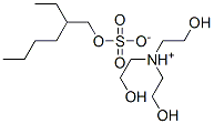 tris(2-hydroxyethyl)ammonium 2-ethylhexyl sulphate  Struktur