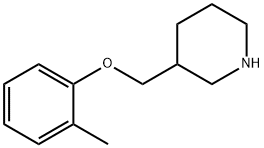 Piperidine, 3-[(2-methylphenoxy)methyl]- (9CI) Struktur