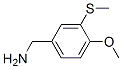 Benzenemethanamine, 4-methoxy-3-(methylthio)- (9CI) Struktur