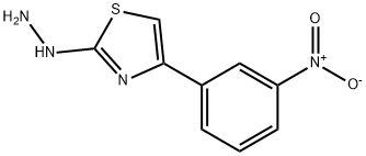 4-(3-NITROPHENYL)-2(3H)-THIAZOLONE HYDRAZONE Struktur