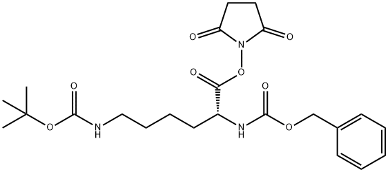 Z-D-LYS(BOC)-OSU Struktur