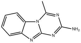 1,3,5-TRIAZINO[1,2-A]BENZIMIDAZOL-2-AMINE, 4-METHYL- Struktur