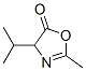 5(4H)-Oxazolone,  2-methyl-4-(1-methylethyl)- Struktur