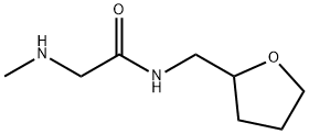 2-(methylamino)-N-(tetrahydrofuran-2-ylmethyl)acetamide Struktur