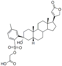 digitoxigenin-3-tosyloxyacetate Struktur