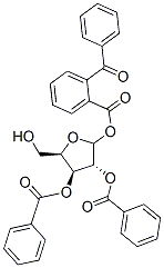 TETRA-O-BENZOYL-D-XYLOFURANOSE Struktur