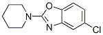 5-chloro-2-(1-piperidyl)benzooxazole Struktur