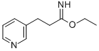 3-PYRIDIN-3-YL-PROPIONIMIDIC ACID ETHYL ESTER Struktur