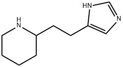 2-[2-(1H-IMIDAZOL-4-YL)-ETHYL]-PIPERIDINE Struktur