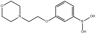 (3-[2-(MORPHOLIN-4-YL)ETHOXY]PHENYL)BORANEDIOL Struktur