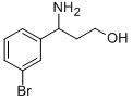 3-(3-BROMOPHENYL)-DL-BETA-ALANINOL
 Struktur